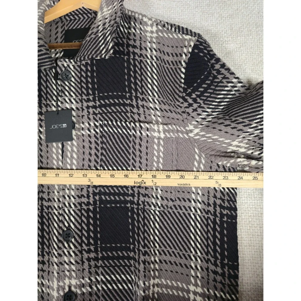 Joe's Leon Plaid Overshirt Men's Size XXL Oversize NWT - Picture 8 of 11